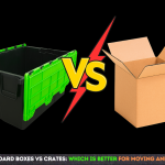 cardboard boxes and crates comparison for residential and commercial moving